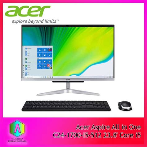 Acer Aspire All In One C24 1700 I5 512 23 8 Core I5