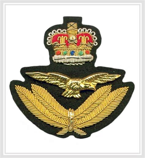 Raf Ww2 Officers Sd Cap Badge Crest Artcraft