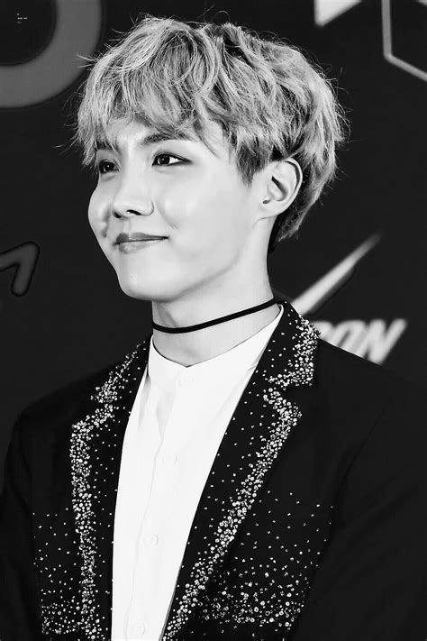 Bts Black White Photo Jung Hoseok Pinterest Black White Photos