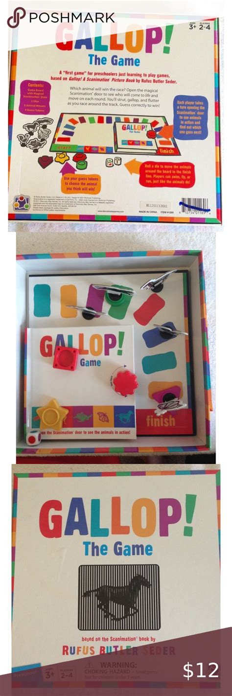 Gallop The Game Scanimation Book Rufus Butler Seeder Learning