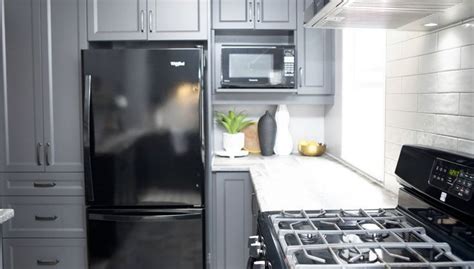 Fridge Near Corner Kitchen Renovation Ideas