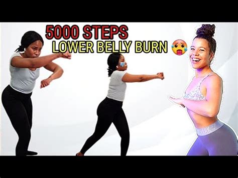 Trying Growwithjo MORNING 5000 STEP LOWER BELLY BURN WORKOUT For A DAY