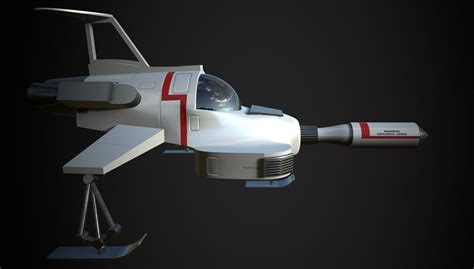 Ufo Interceptor Stylised Model From The Tv Show 3d Model Cgtrader