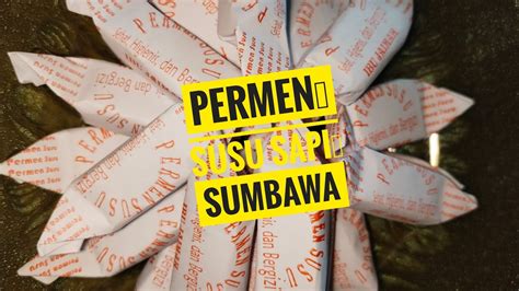 Review PERMEN SUSU SAPI Khas Sumbawa Oleh Oleh Rasanya YouTube