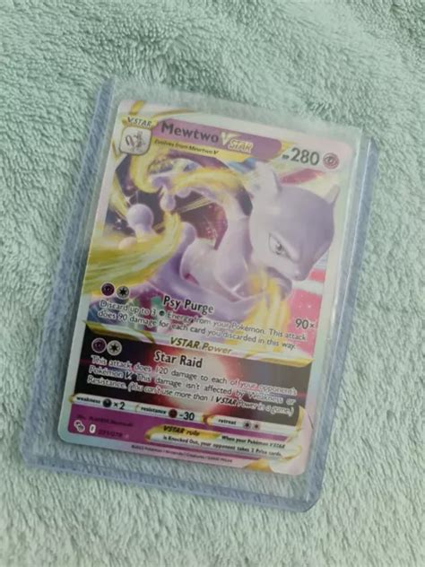 Pok Mon Tcg Mewtwo Vstar Pokemon Go Holo Ultra Rare Eur