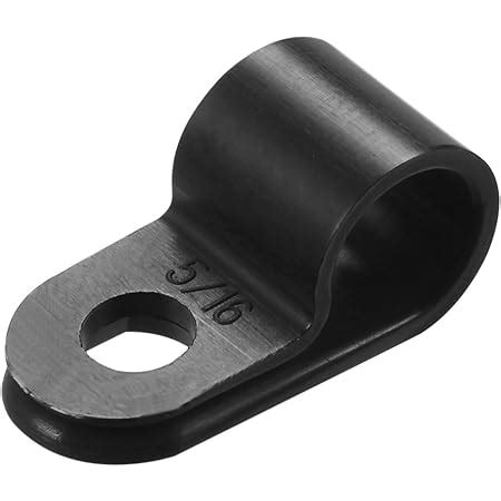 St Ck Schwarze Nylon R Clips Schraubbefestigung Kabelklemmen Typ P