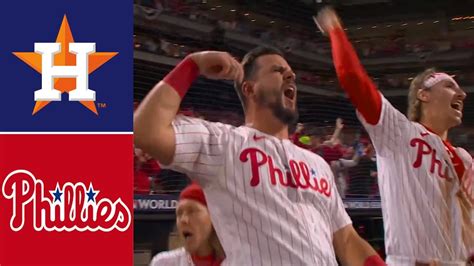 Houston Astros Vs Phillies Game 3 World Series November 01 2022 Mlb Highlights Win Big Sports