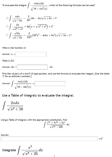 Solved To Evaluate The Integral 16 Sin2 X Cos X Dx Which Chegg