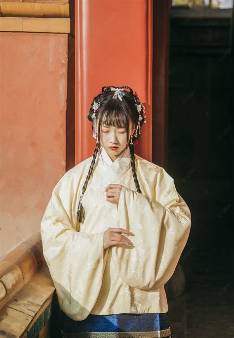 Chinese Style Forbidden City Hanfu Shooting Background Wallpaper Image