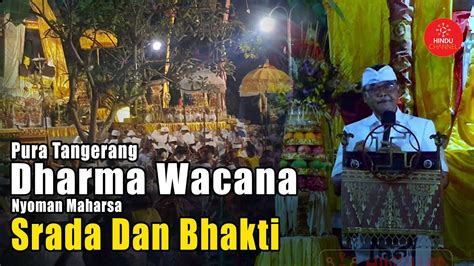 Pesan Dharma Wakil Phdi Tangerang Youtube