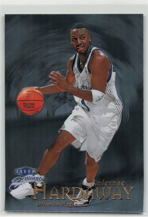 Anfernee Hardaway Fleer Brilliants Orlando Magic Ebay