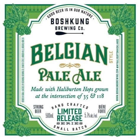 Belgian Pale Ale - Boshkung Brewing Co - Untappd