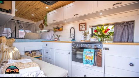 Gorgeous Ford Transit Tiny House Ditching Corporate Life For Van Life