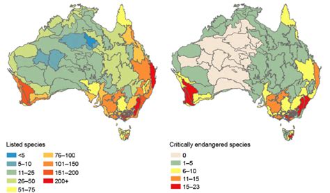 Figure Bio16 Numbers Of Species And Critically Endangered Species Download Scientific Diagram