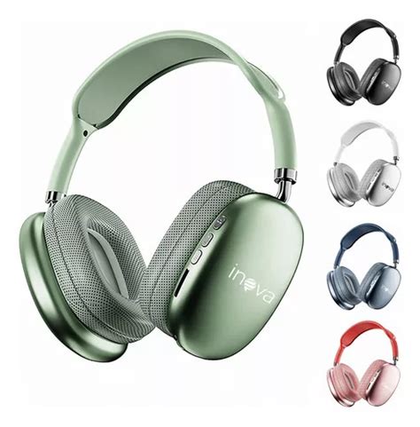 Fone De Ouvido Bluetooth Sem Fio Headphone Wireless Inova Cor Verde