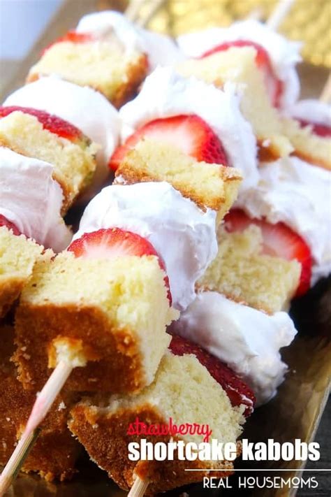 Strawberry Shortcake Kabobs - Real Housemoms