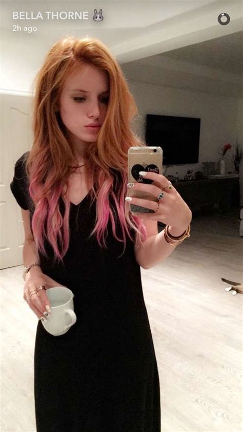 Hair Pink And Bella Thorne Image Underlights Hair Balayage Hair Blonde Ginger Hair