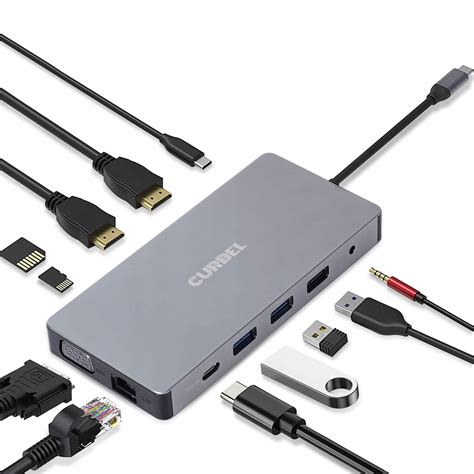 Koncentrator Stacja Dokuj Ca Thunderbolt Hdmi Vga Pd Usb C