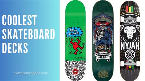 10 Coolest Skateboard Decks From Classic To Stylish 2025