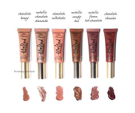 Too Faced Melted Chocolate Liquified Lipsticks The Beauty Look Book