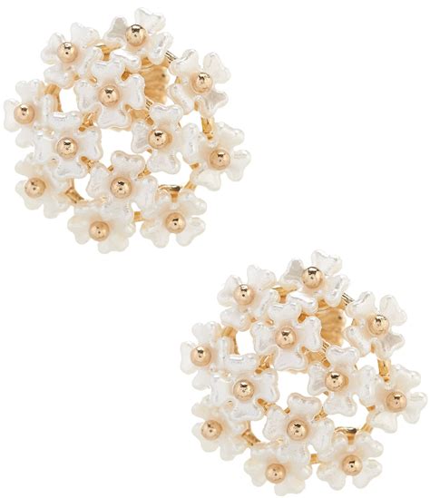 Southern Living Borrowed And Blue By Southern Living Pearl Flower Cluster Drop Earrings Dillards