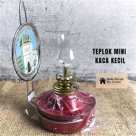 Jual SATU SET LAMPU TEPLOK MINI KACA KECIL LAMPU TEPLOK MINI MINYAK