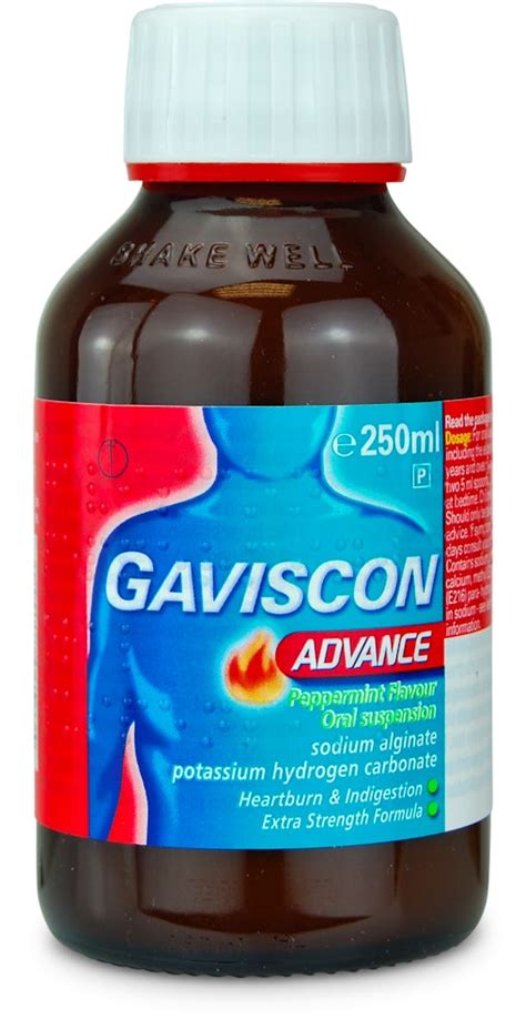 Gaviscon Advance Peppermint Liquid 250ml Medino