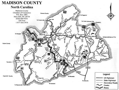 Brochures and Maps of Madison County, NC | Explore our Mountains!