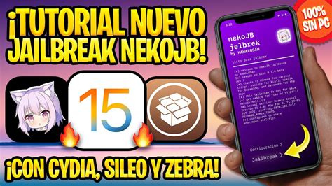 Tutorial Nuevo Jailbreak Nekojb Ios Sin Computador Repos Y Tweaks