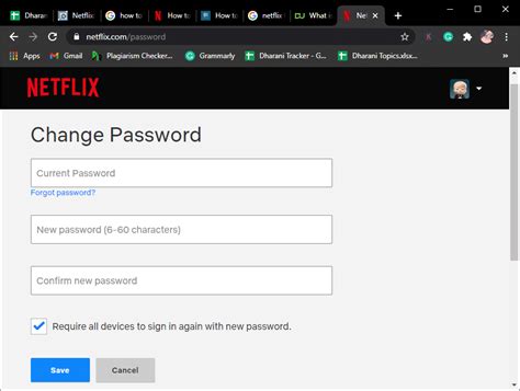 How To Change Password On Netflix Mobile Desktop Techcult