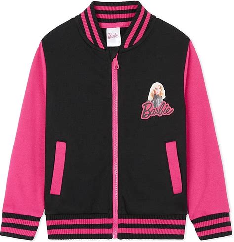 Barbie Girls Bomber Jackets Baseball Varsity Jacket Official