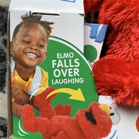 Sesame Street Tickliest Tickle Me Elmo Laughing Talking 14 Inch Elmo