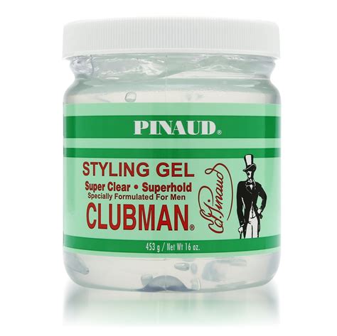 Clubman Pinaud Super Clear Styling Gel Super Hold 16 Oz Pack Of 3