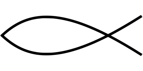 Svg Katholisch Jesus Fisch Evangelium Kostenloses Svg Bild Symbol