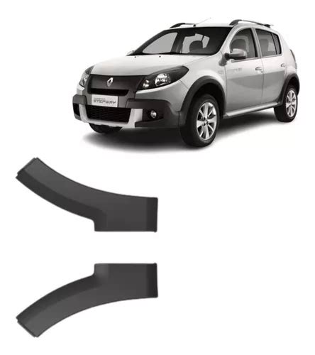 Par Moldura Parachoque Dianteiro Sandero Stepway 2012 2014