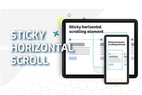 Sticky Horizontal Scrolling Element Webflow