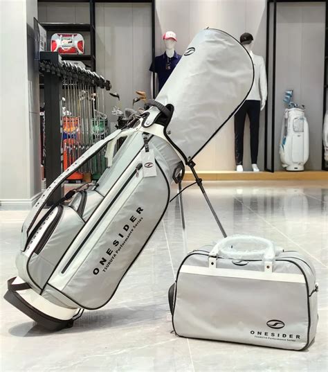 Branco Nylon Leve Stand Golf Bag Imperme Vel Boston Bag Novo