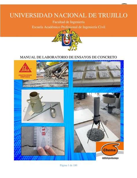 Manual De Ensayos De Laboratorio De Concreto Ramiro Jos Garc A Udocz