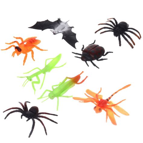 Набор фигурок КНР "Жучки и паучки", насекомые, 8 предметов, 24х23х4,5 ...