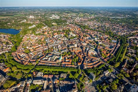 Münster von oben Stadtansicht vom Innenstadtbereich im Ortsteil