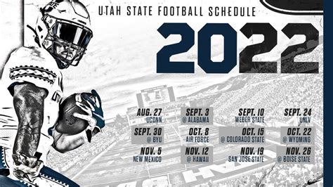 Utah State Football Schedule 2024 Season Deidre Meggie