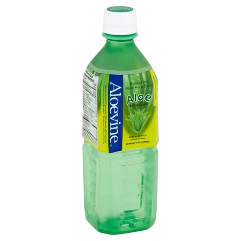 Aloevine Aloe Refreshing Aloe Vera Drink 16 9 Fl Oz Walmart