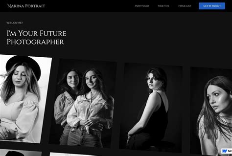 Photography Portfolio Website by Narine Mirzayan on Dribbble