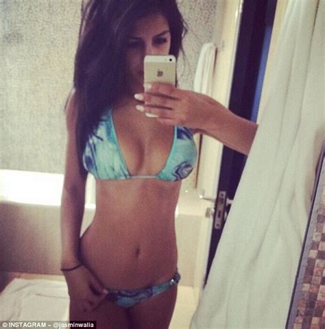 Towie S Jasmin Walia Strips Down And Flaunts Her Cleavage In Bikini