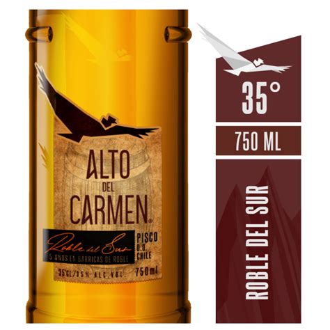 Pisco Alto Del Carmen Roble Del Sur Ml