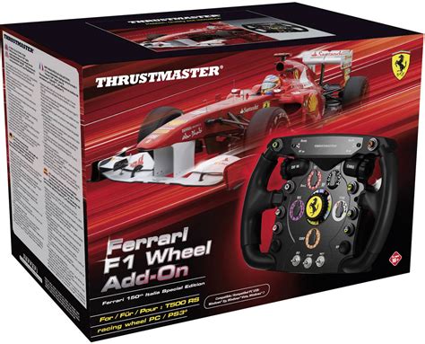 Thrustmaster Ferrari® F1 Wheel Add On T500 Rs Steering Wheel Usb Pc Playstation 3 Black