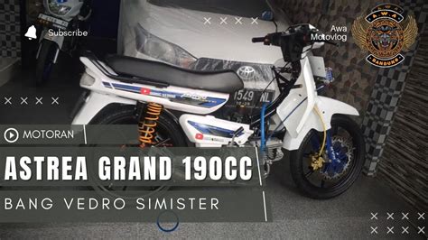 Astrea Grand Pakai Mesin Daytona Anima Cc Suaranya Bikin Sekampung