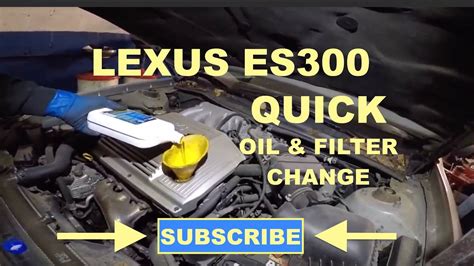 How To Change Oil And Filter On Lexus ES300 YouTube