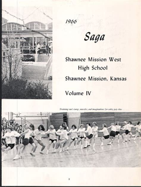 Explore 1966 Shawnee Mission West High School Yearbook, Shawnee Mission ...