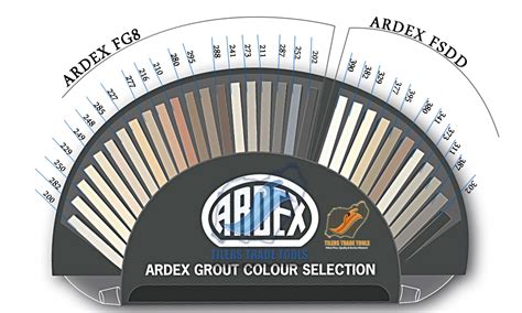 Ardex Grout Colour Chart A Visual Reference Of Charts Chart Master